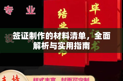 沛县签证制作的材料清单，全面解析与实用指南